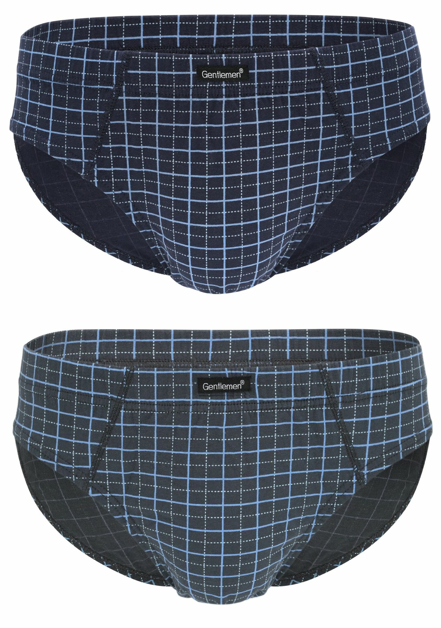 Трусы Комплект из 2 клетчатых трусов-слипов, комплект