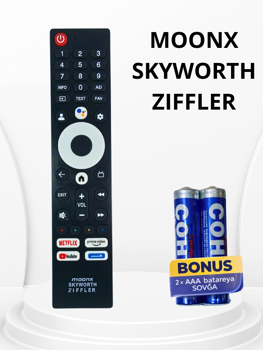 Пульт дистанционного управления Moonx, для Smart LED-телевизоров