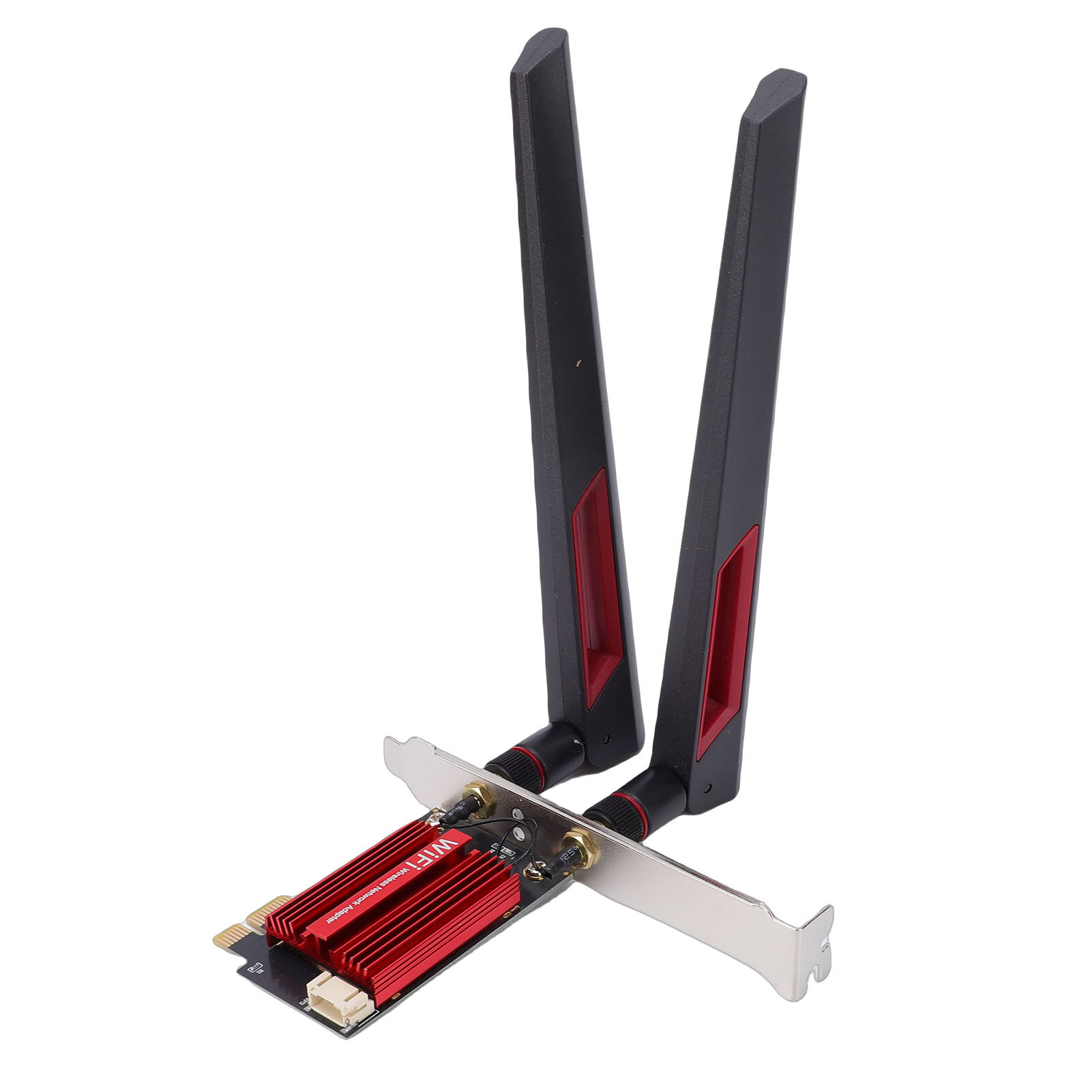 Tri Band WiFi Card, WiFi 7, PCIe, скорость до 6400 Мбит/с, с двумя антеннами, для настольного компьютера