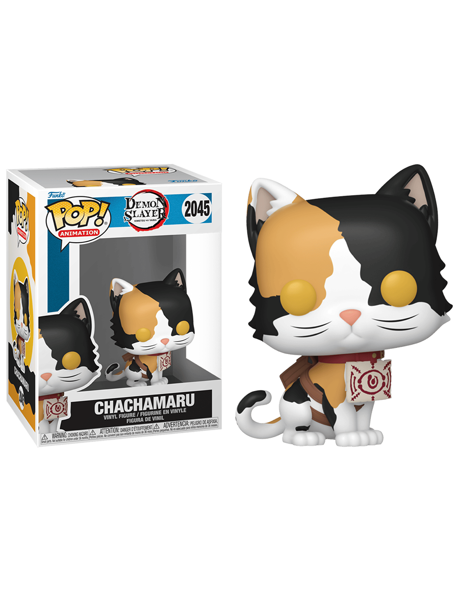 Фигурка Funko POP! Трехцветная ситцевая кошка Чачамару (Chachamaru) #2045