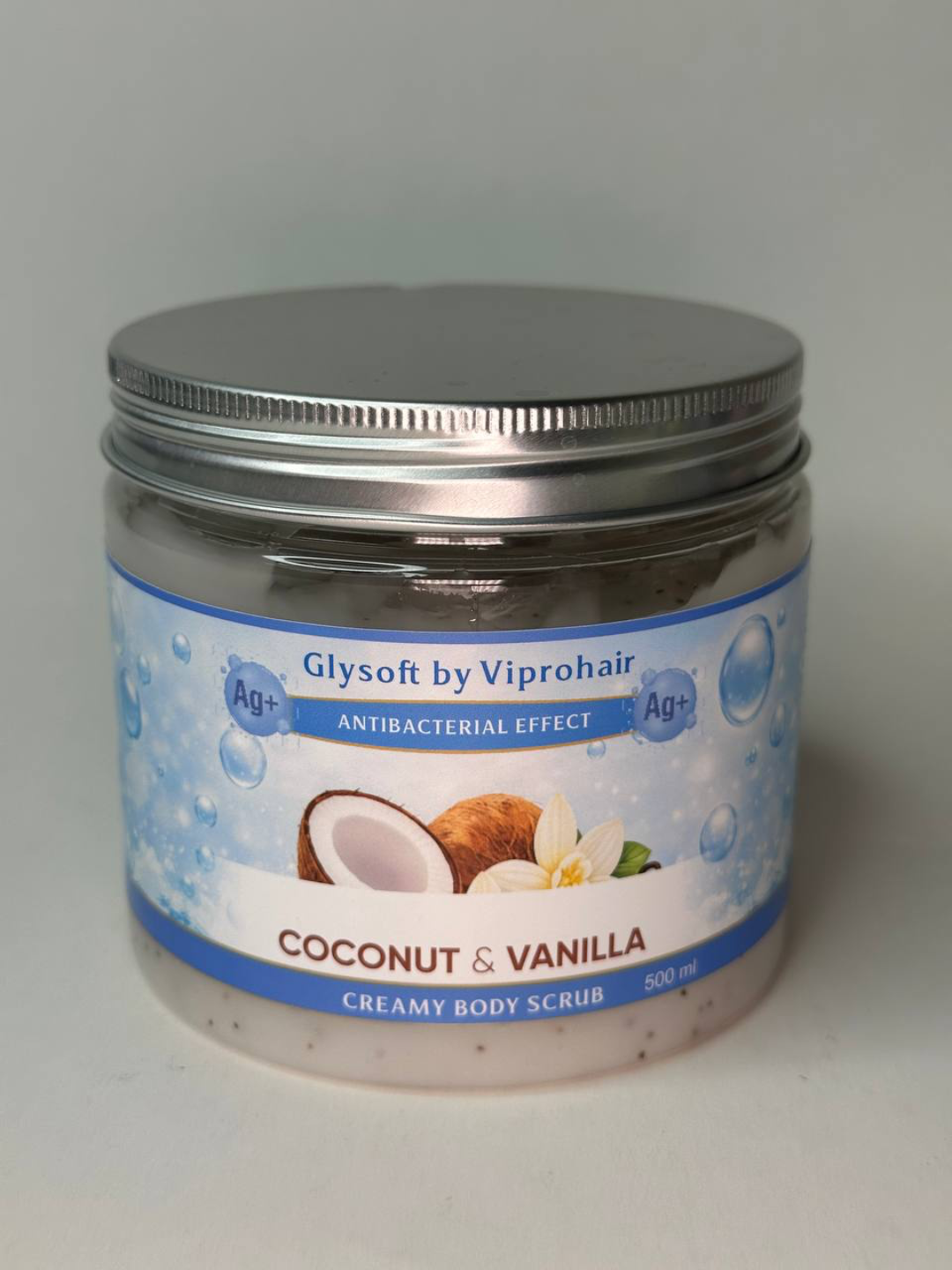 Кокосовый скраб glysoft by ViproHair, омолаживающий, для тел 500 г