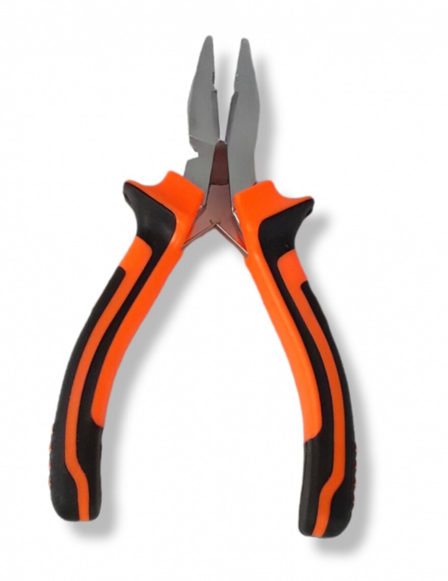 Пассатижи плоскогубцы круглогубцы с изолированными ручками 1шт