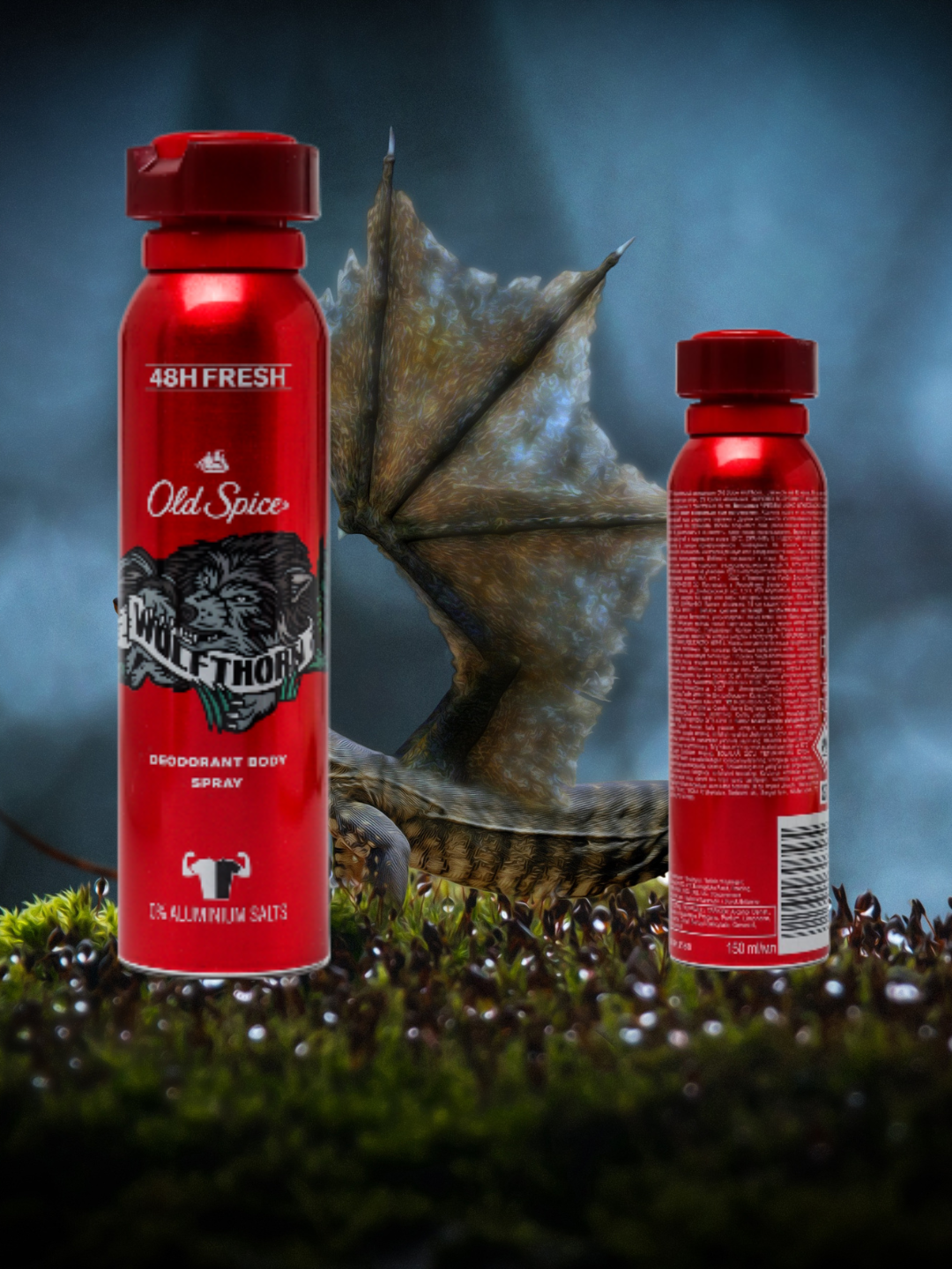 Аэрозольный дезодорант Old Spice Wolfthorn для мужчин, 150 мл — фото 1