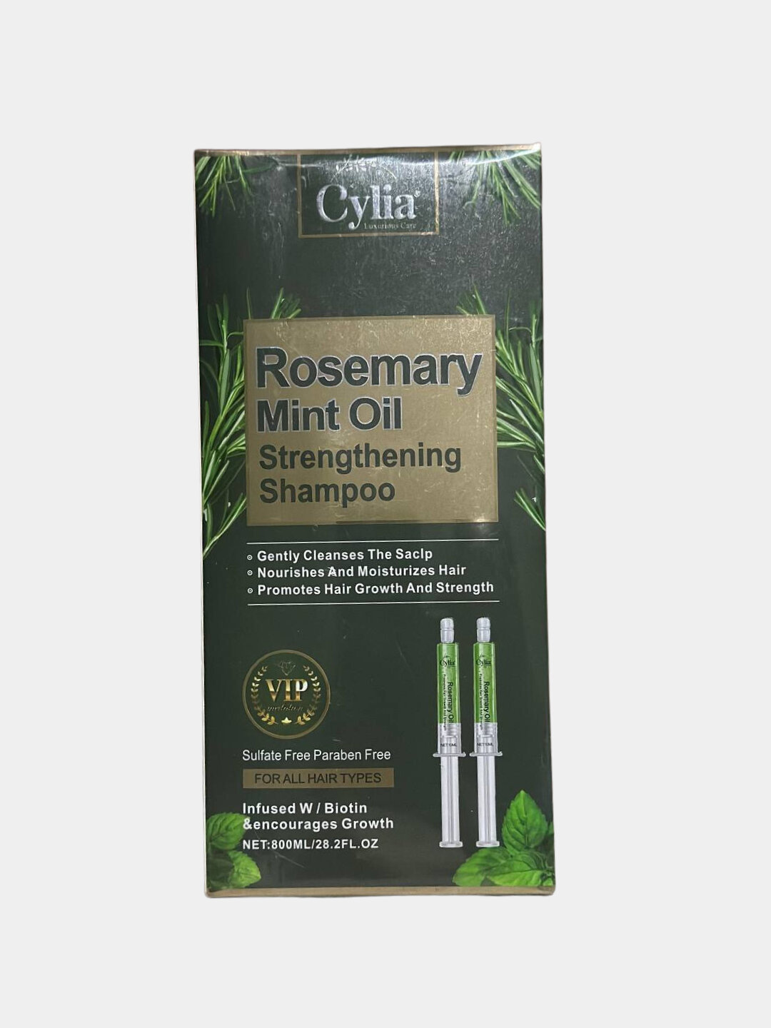 Укрепляющее масло для волос Cylia Rosemare & Mint — интенсивное питание и стимуляция роста