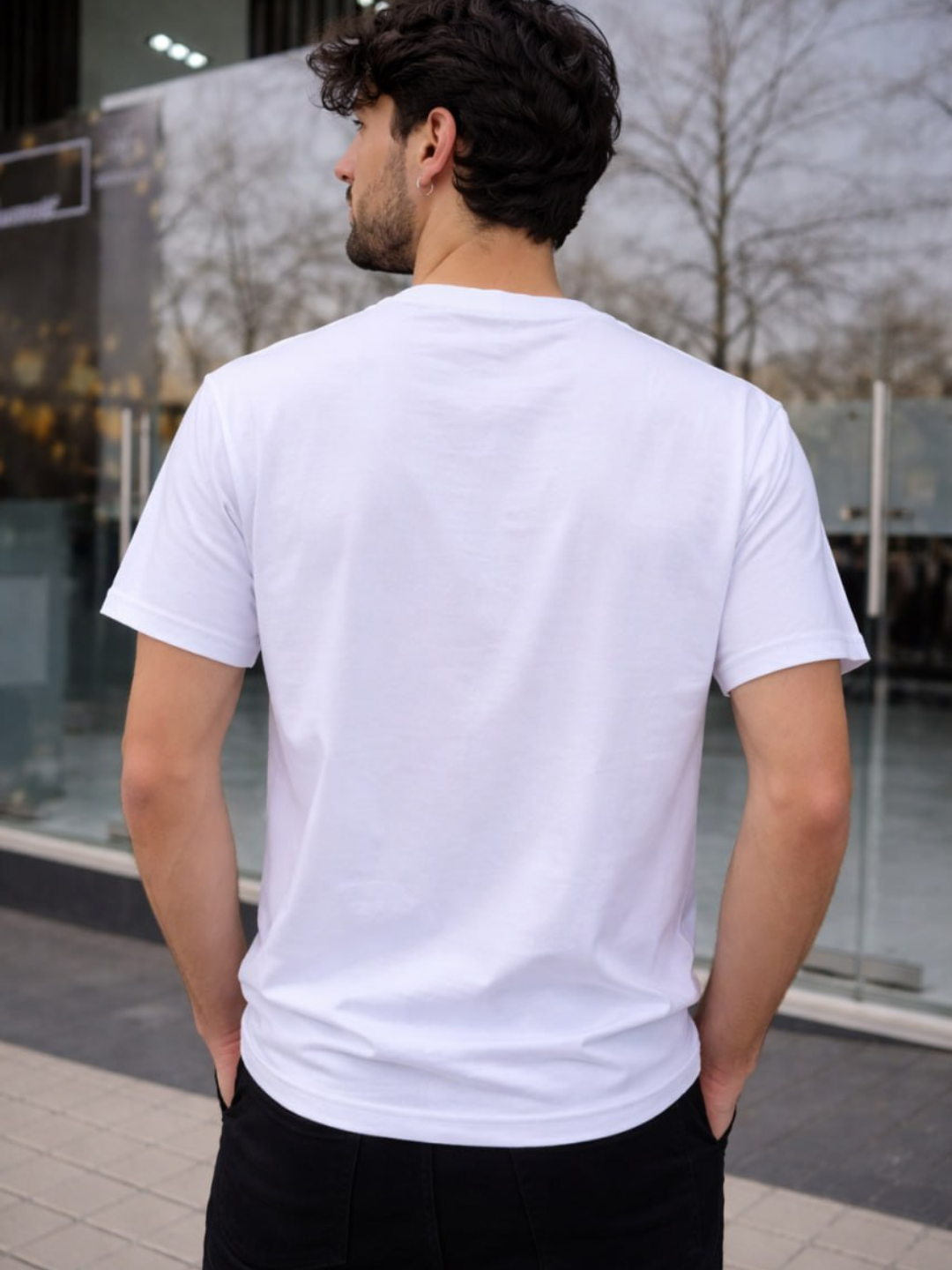 Футболка 1, 1 шт., размер S, 001 белый — фото 1