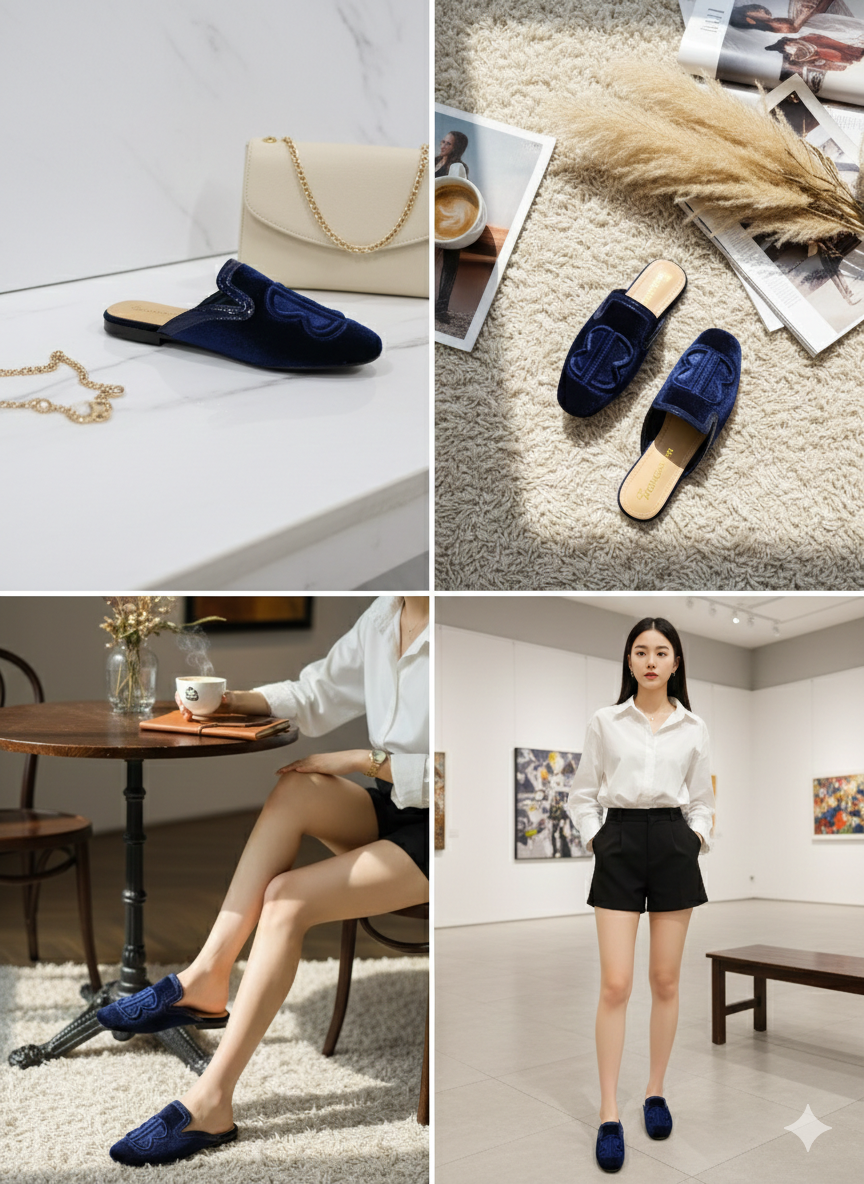 Сабо , размер 37, 595 синий — фото 1