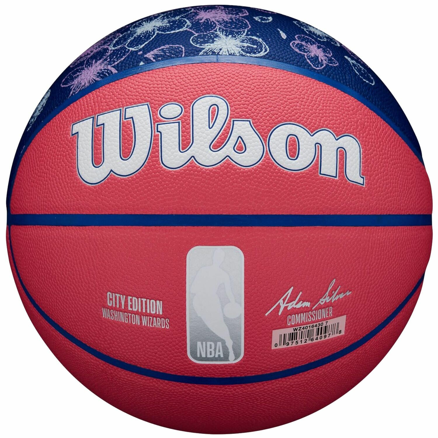 Wilson NBA Team City Collector баскетбольный мяч размер 7, Decathlon, Цвет: Розовый, Размер: 7