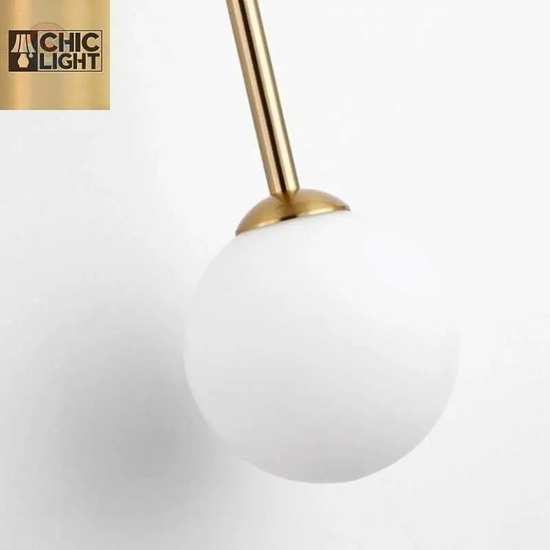 Chic Light Настенный светильник G9 10 Вт для гостиной, современный стиль, золото