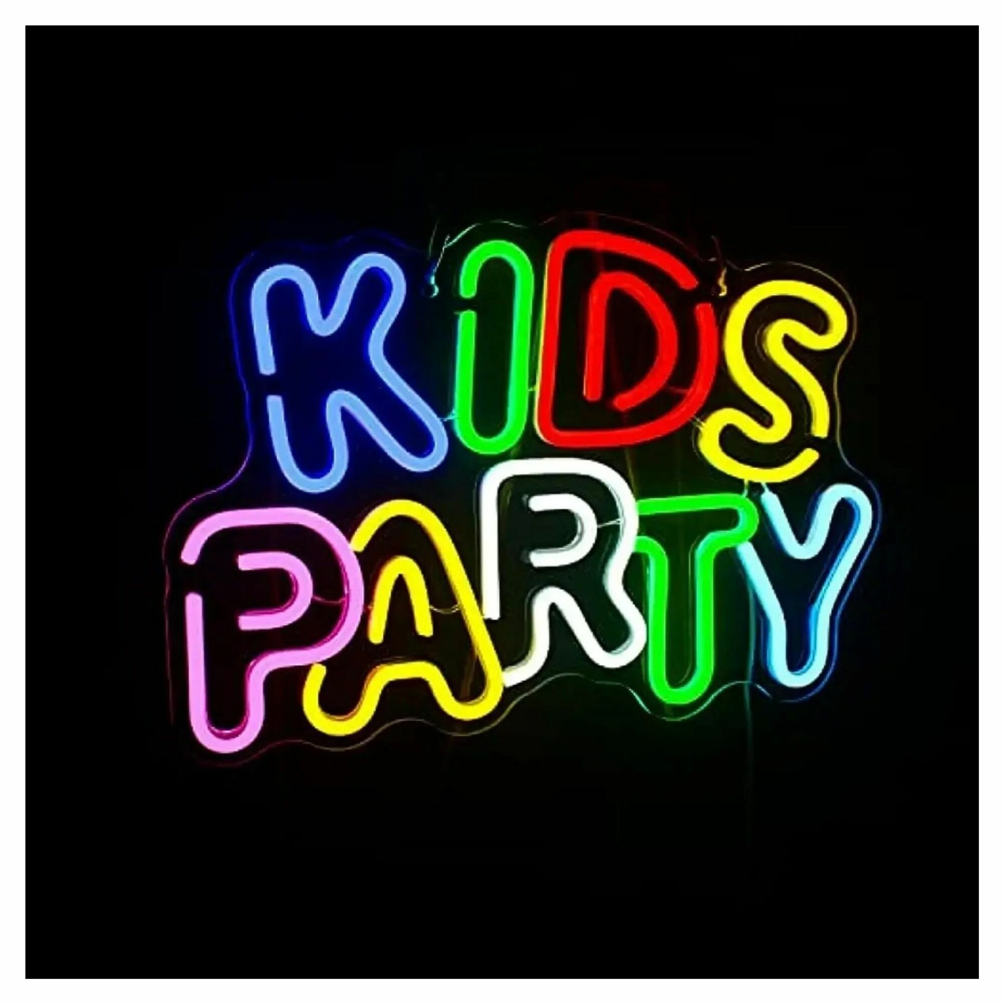 Kids Party Неоновая Вывеска 42смх28см