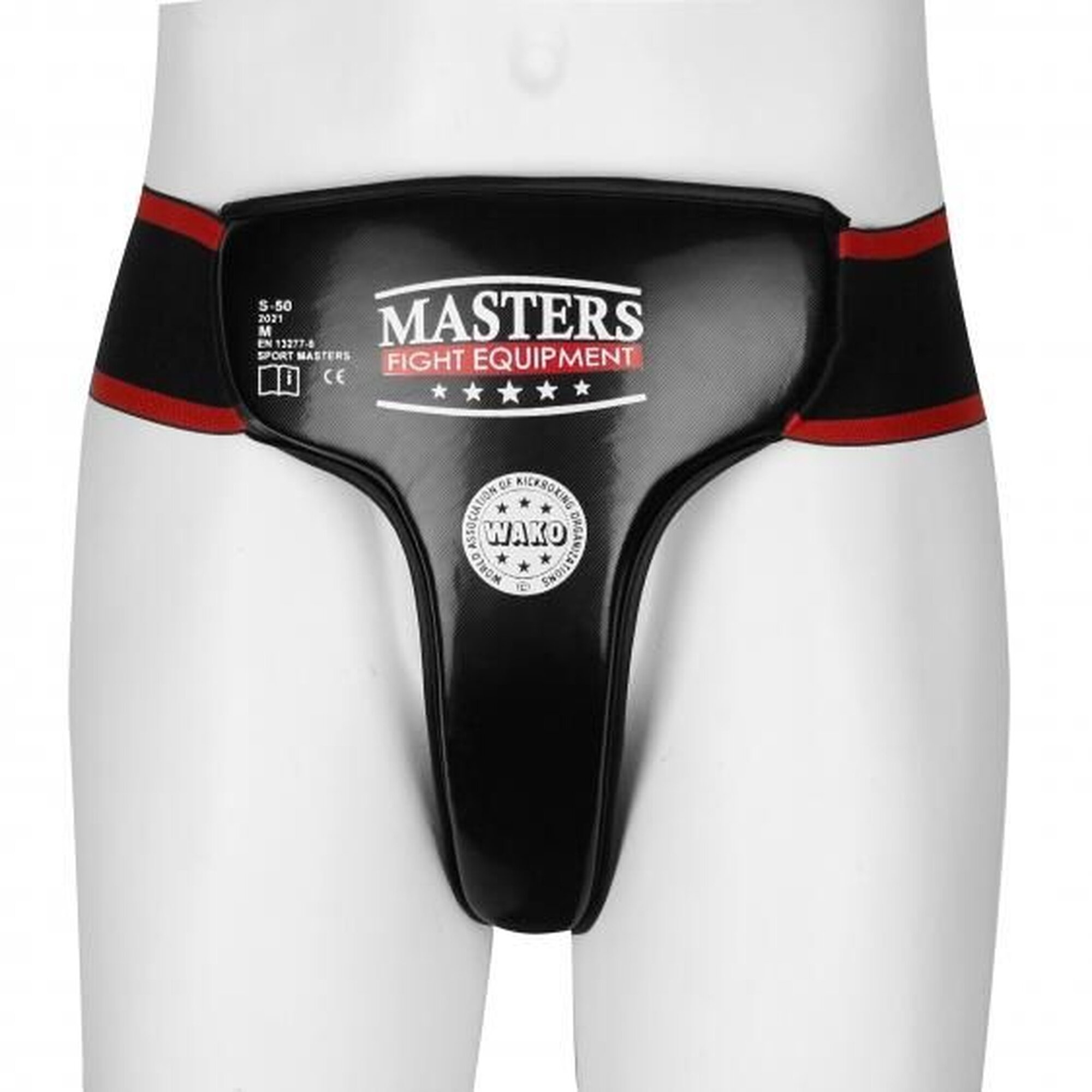 Женский суспензорий Masters Fight Equipment S-50W (WAKO APPROVED), Decathlon, Цвет: Черный / Красный, Размер: XS