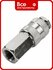 Быстросъем автомат. внутренняя резьба 1/4"F ARMA U107-1F 1/4, для герметичного м...