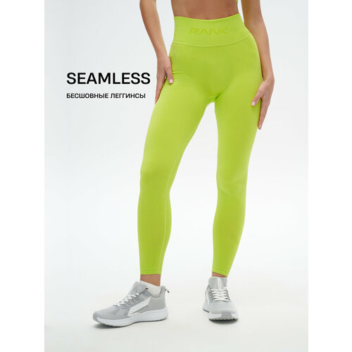 фото Тайтсы rank seamless leggings, размер s, зеленый