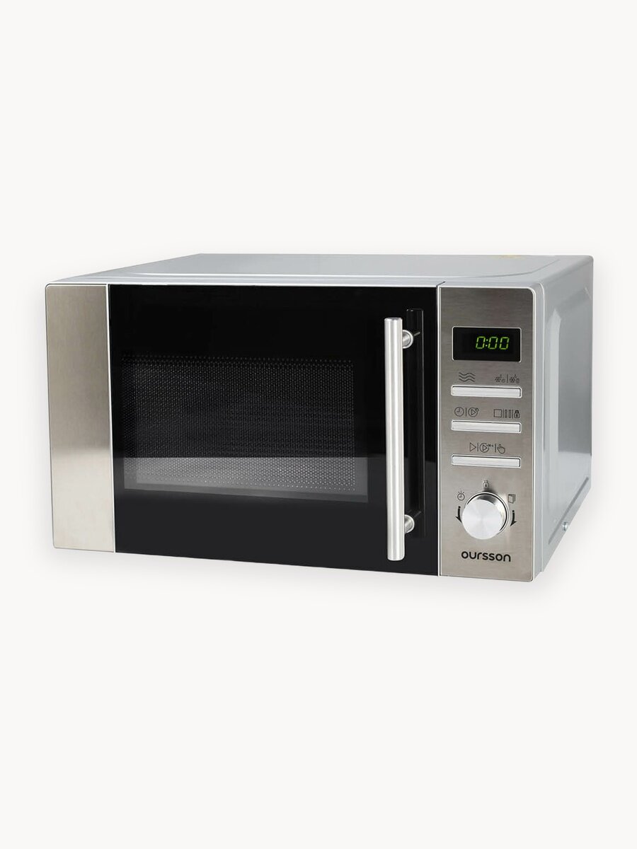 Микроволновая печь Oursson MD2049DB/SL, эмаль, 20л, 700Вт, серебристый