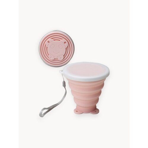 IBRICO / Детский складной стакан / Силиконовый стакан / Дорожный стакан 250мл