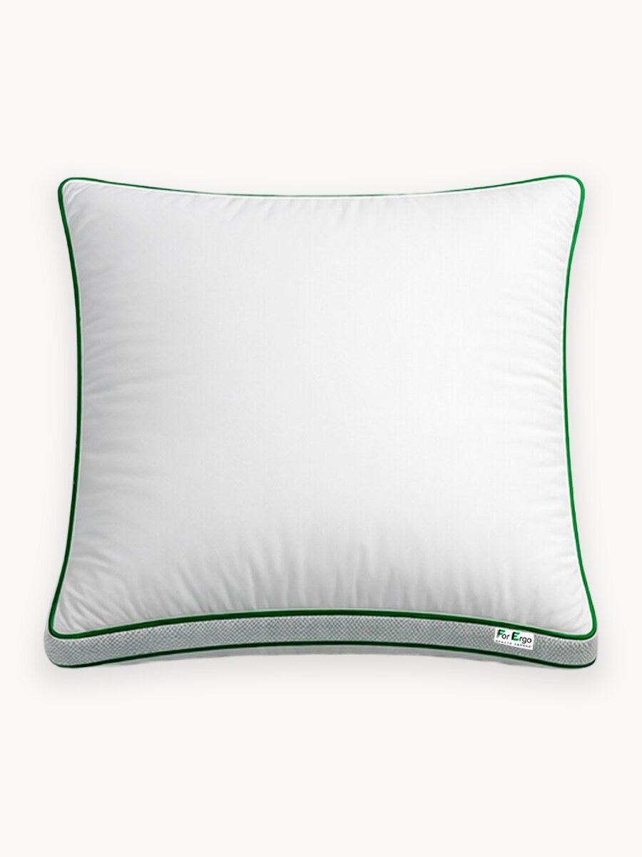 Подушка для сна 70х70 см для сна мягкая гипоаллергенная лебяжий пух, хлопок 1 шт.