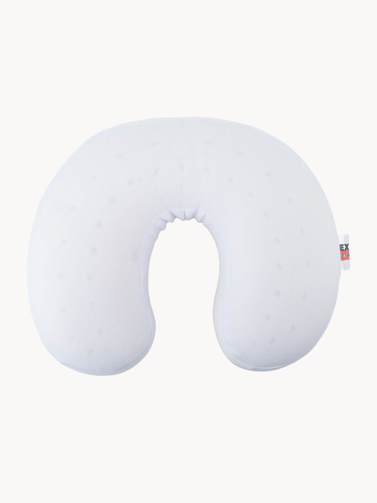 Подушка для путешествий Patex, 100% натуральный латекс, охлаждающий эффект, съемный чехол, белая