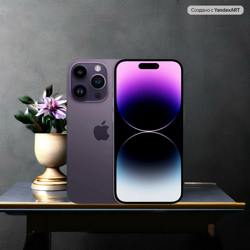 Смартфон Apple iPhone 14 Pro Max 256 ГБ, Dual nano SIM, глубокий фиолетовый