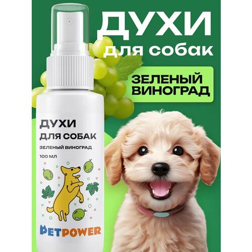Спрей PETPOWER “Зеленый виноград”, для собак, от запаха, флакон 100мл