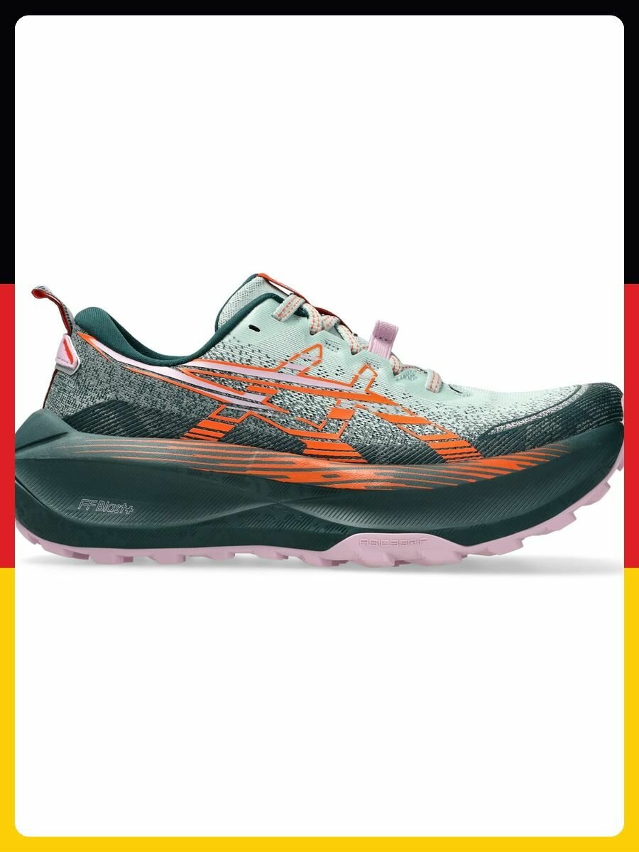 Кроссовки ASICS, размер 42 EU, зеленый