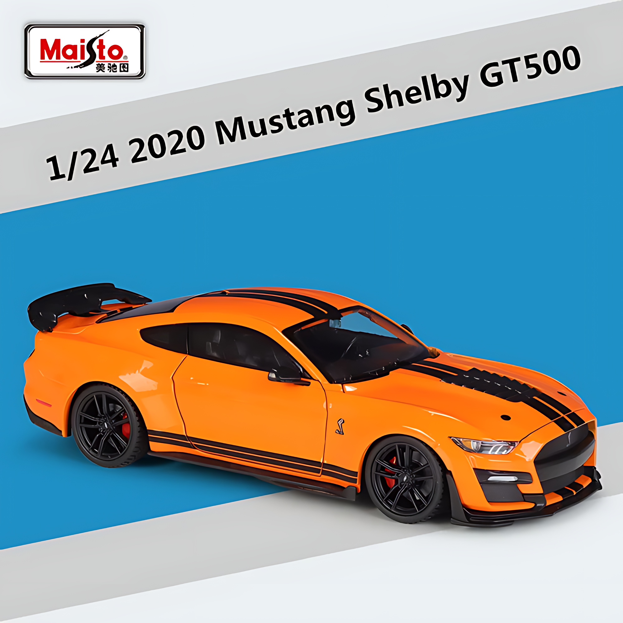 Игрушечный автомобиль "Maisto Mustang GT500", литой, коллекционный, 1:24