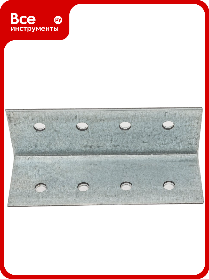 Мебельный, Tech-Krep, оцинкованный уголок 35х35х90х2.5мм, 5шт - пакет Tech-Krep 124415