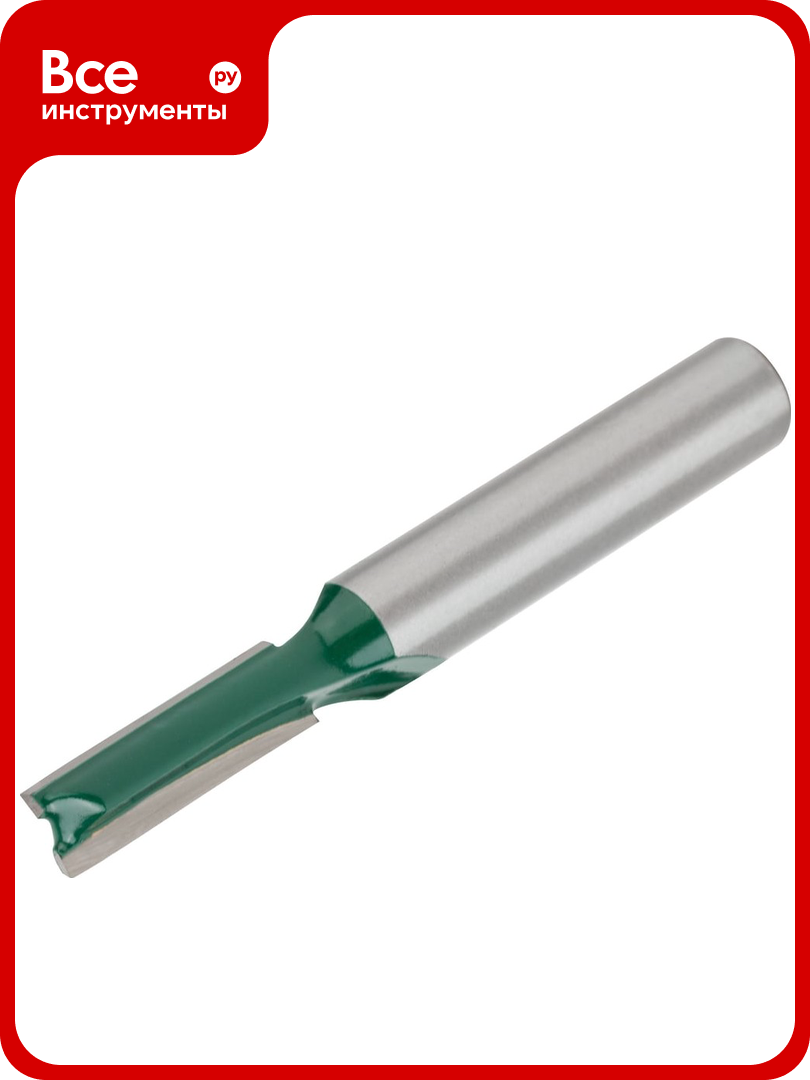 Фреза пазовая прямая с двойным лезвием (6х20х60 мм) FIT 3601-082006