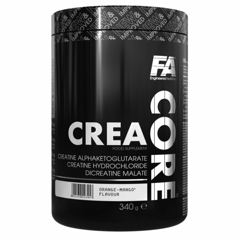 Креатин Fitness Authority CreaCore, 330 г — с креатином HCI, CarnoSyn для силы и массы, 340гр