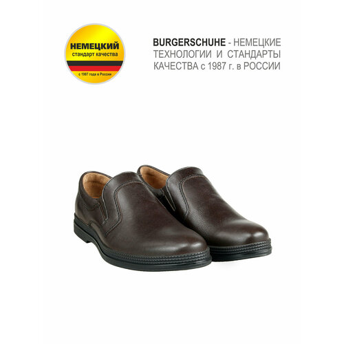 фото Полуботинки burgerschuhe, размер 43, коричневый