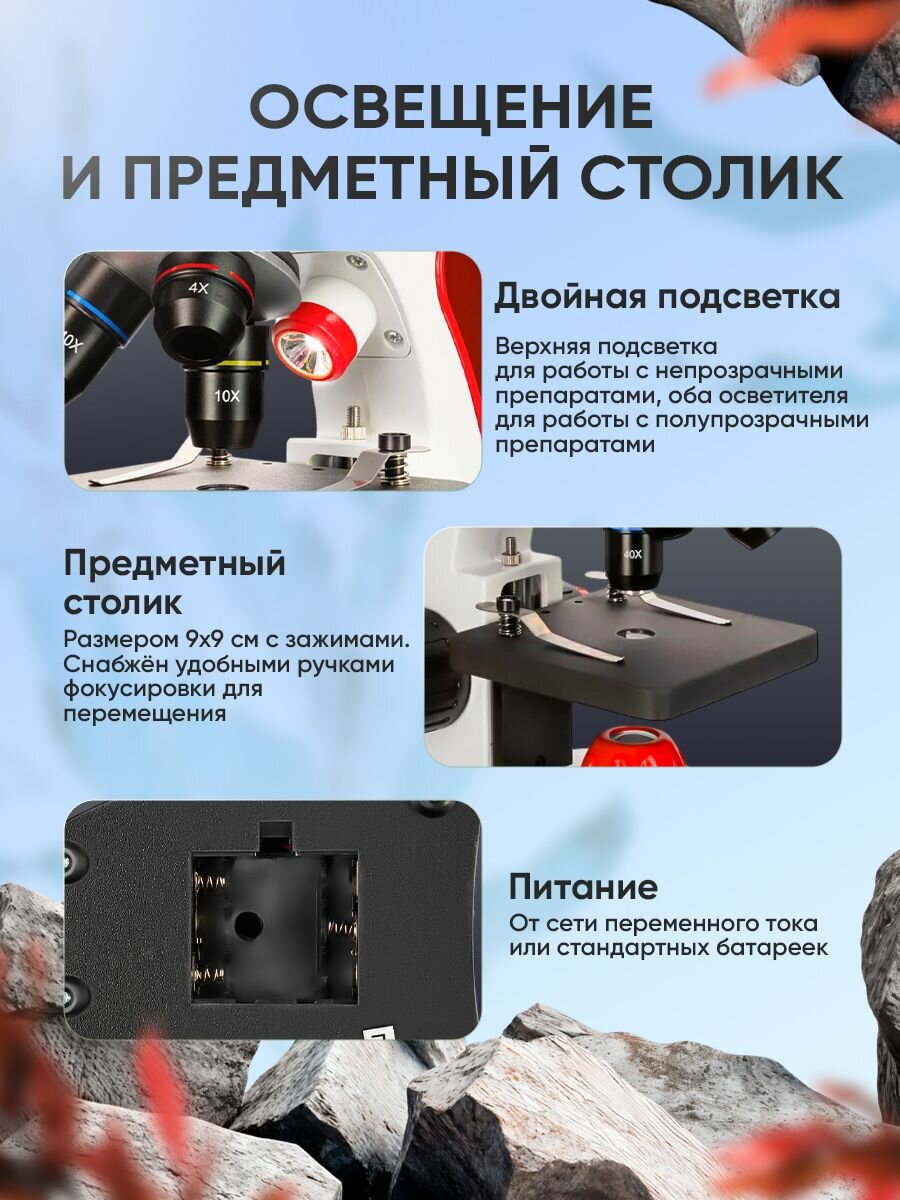 Микроскоп Discovery Pico Terra с книгой — фото 1