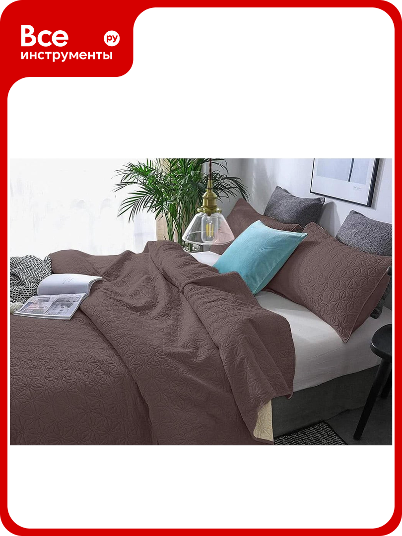 Покрывало Primavelle Pallada 210x230 см  темный тауп 25290521 102P