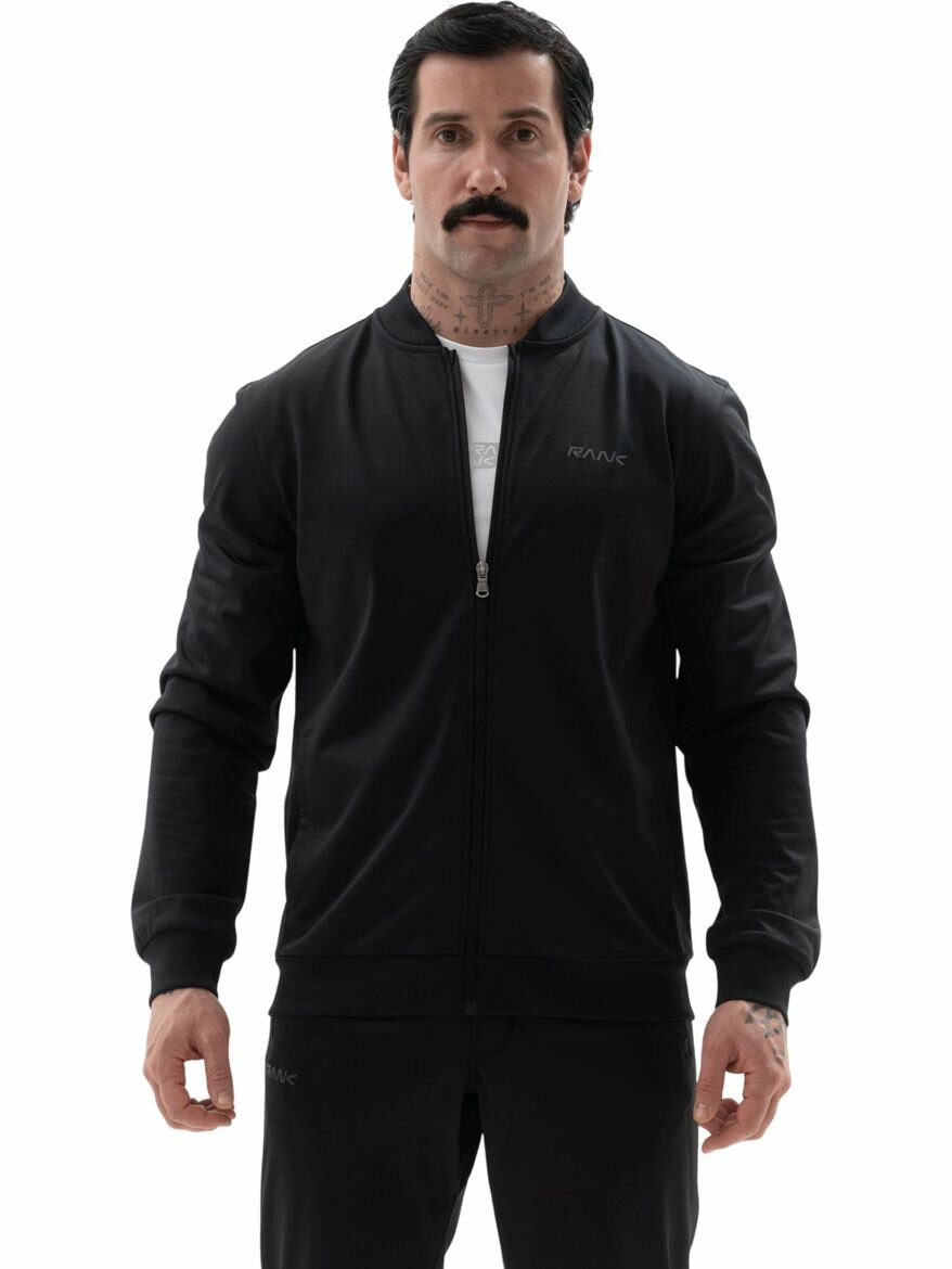 Олимпийка RANK Sportstyle Knit Jacket, размер L, , черный