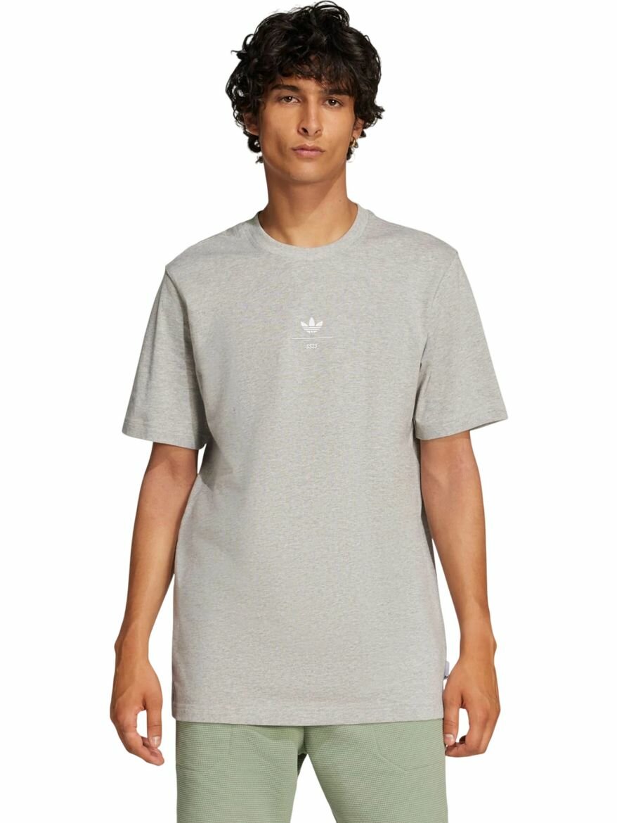 Футболка adidas Trefoil Series Tee, размер S, серый