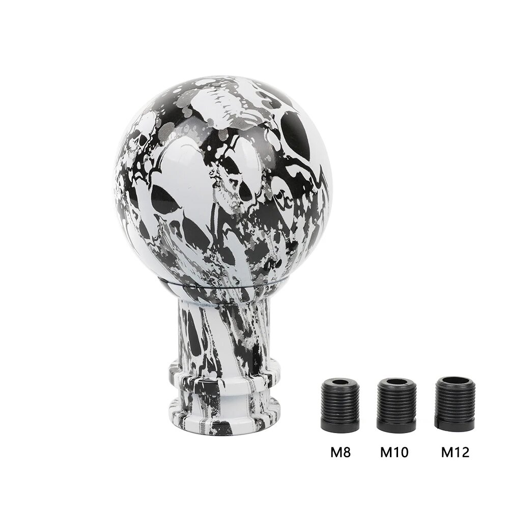 RASTP-Универсальная акриловая ручка переключения передач в стиле граффити шариковая ручка рычага переключения передач ручной коробки передач RS-SFN156 White