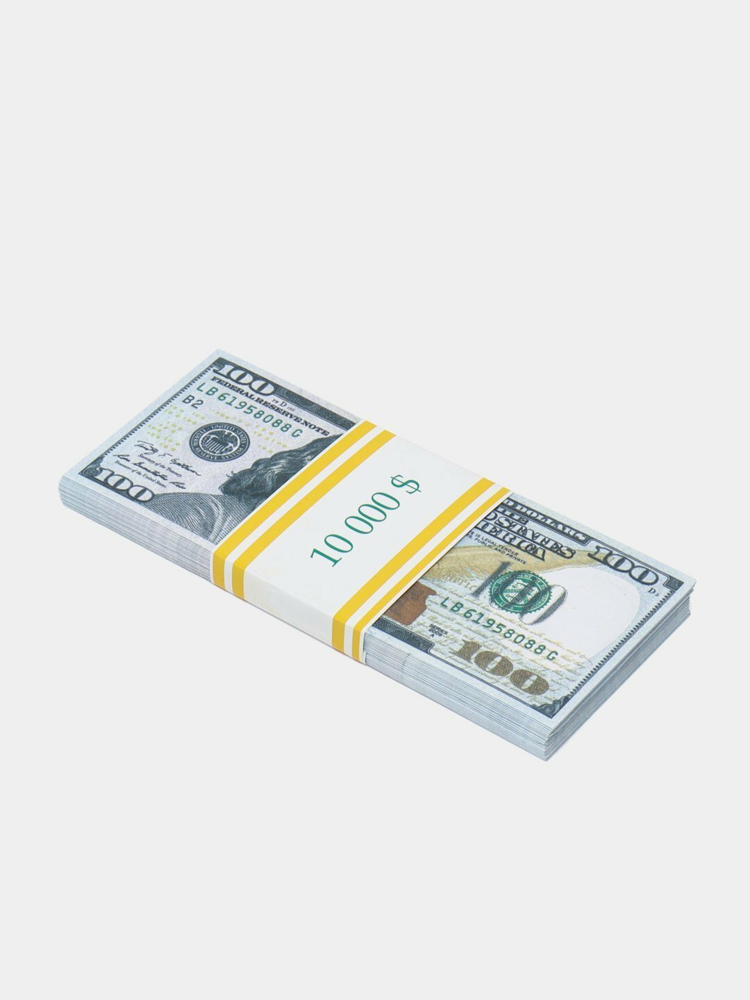 Доллар сувенир, ненастоящие деньги, 100 USD (100 штук в одном пачке)