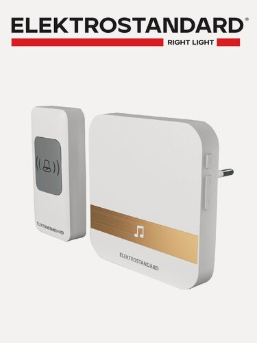 Изображение товара Звонок беспроводной Elektrostandard DBQ24M WL 52M, цвет белый, IP44