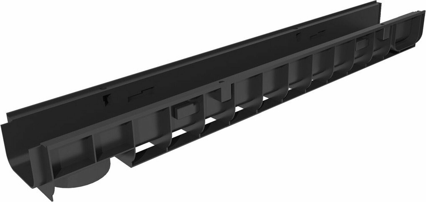 Лоток Gidrolica Standart для дождеприемников черный 100x146x100 см