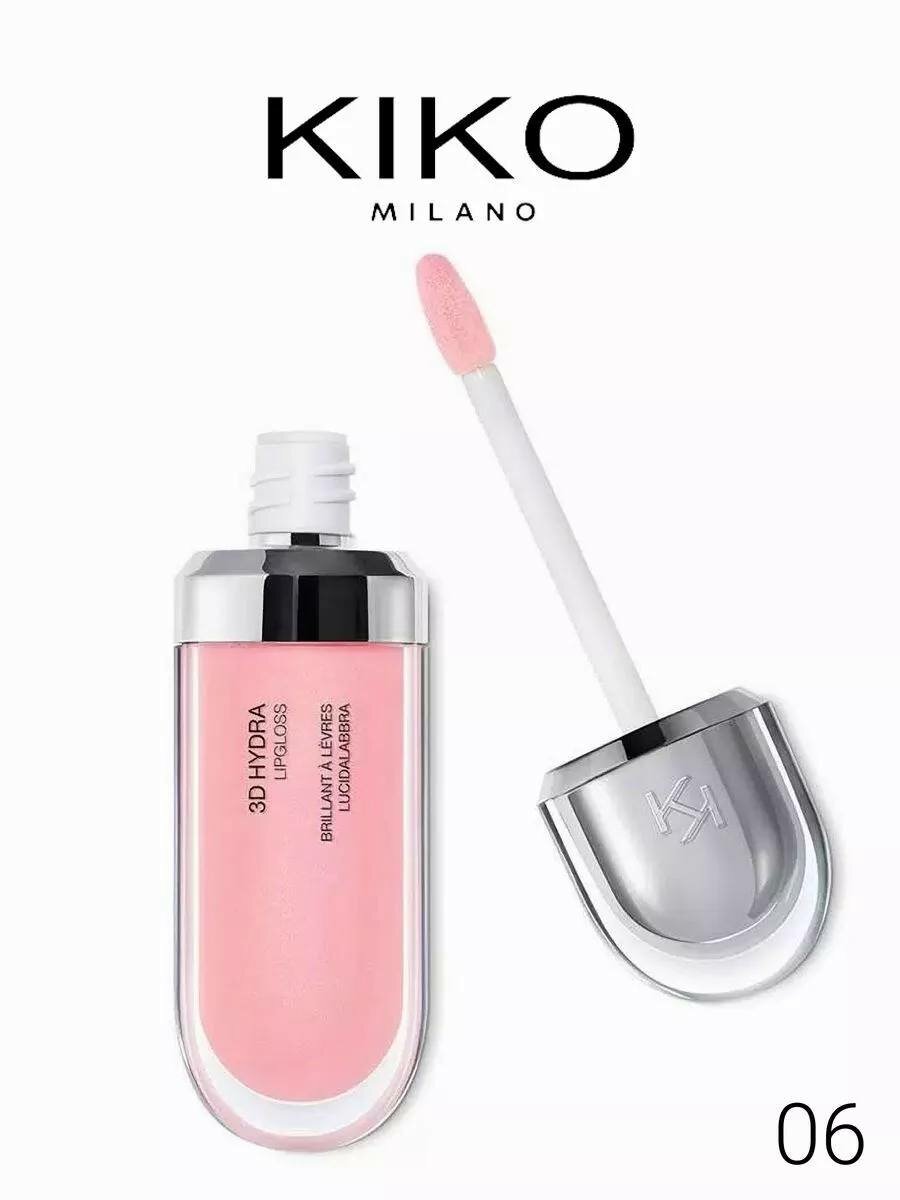 Помада и блеск KIKO, с 3D-эффектом, увлажняющий, придает сияние
