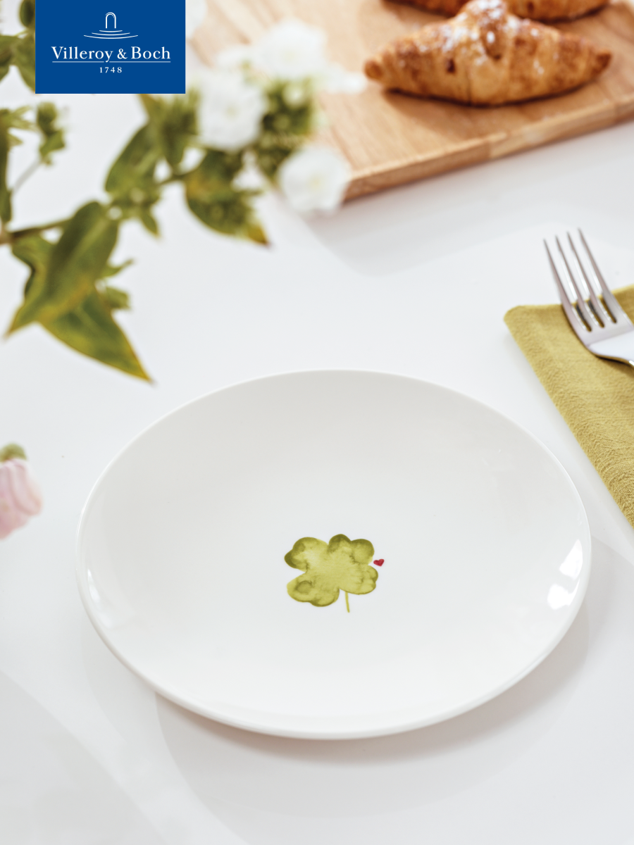 Тарелка 21 см, Good Luck/Удачи, With Love, Villeroy & Boch, Премиум-Фарфор