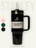 Термокружка Stanley The Quencher Н2.0 1180 ml, чёрная глянцевая, ...