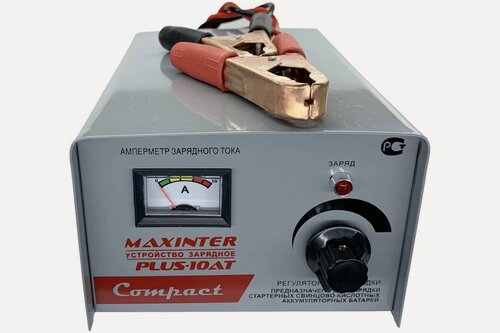 Изображение товара Зарядное устройство АКБ "MAXINTER" 10 Ат. (12V), ручная регулировка
