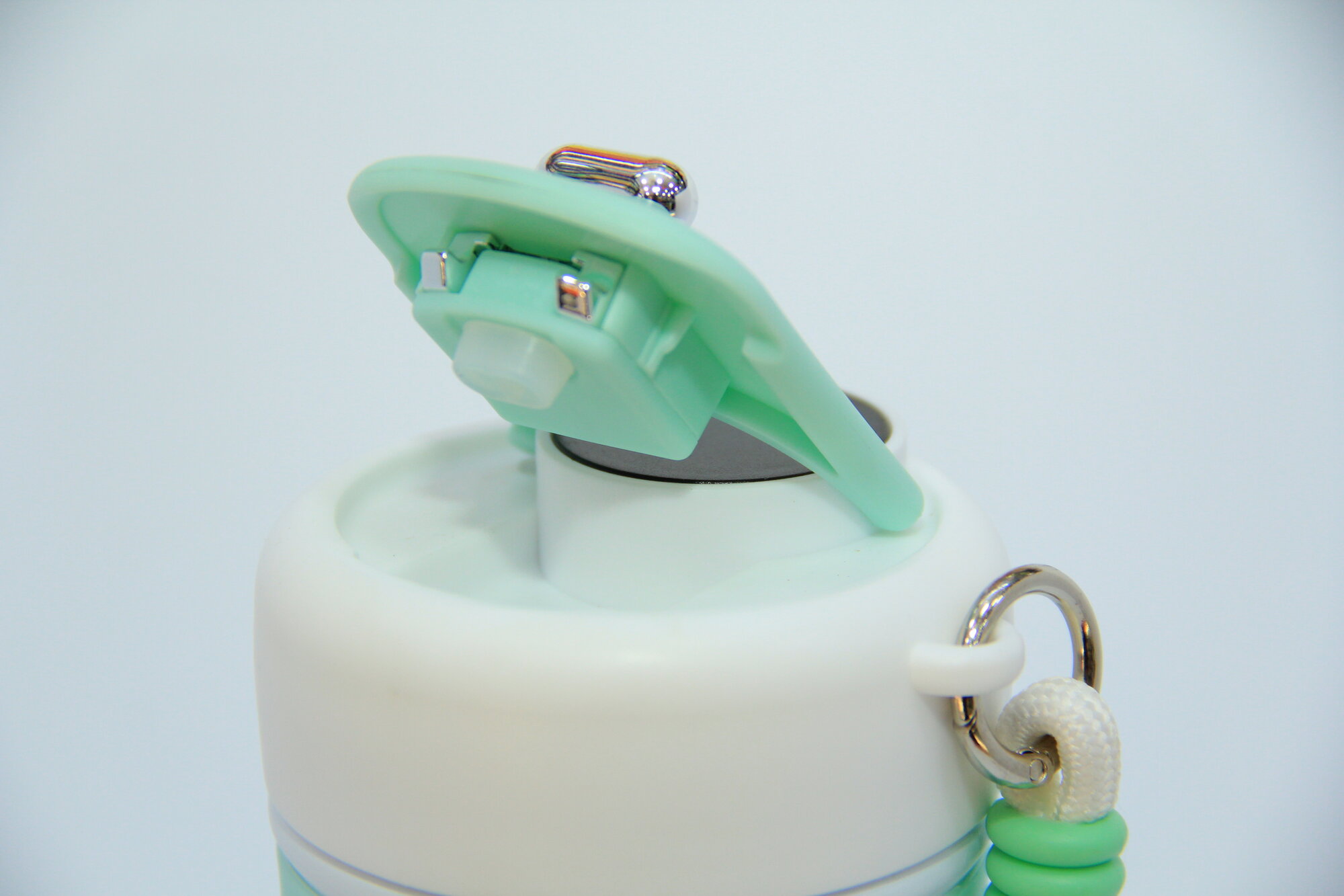 Термокружка, 450мл, с термодатчиком на крышке и LED-дисплеем, березовый цвет — фото 1