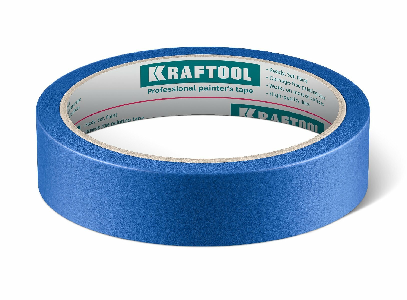 Малярная лента KRAFTOOL 25 мм х 30 м для гладких и шероховатых поверхностей с акриловым клеем и стойкостью к влаге