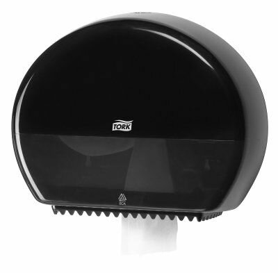 Диспенсер для туалетной бумаги в мини-рулонах системы Т2 Tork Elevation mini черный 555008