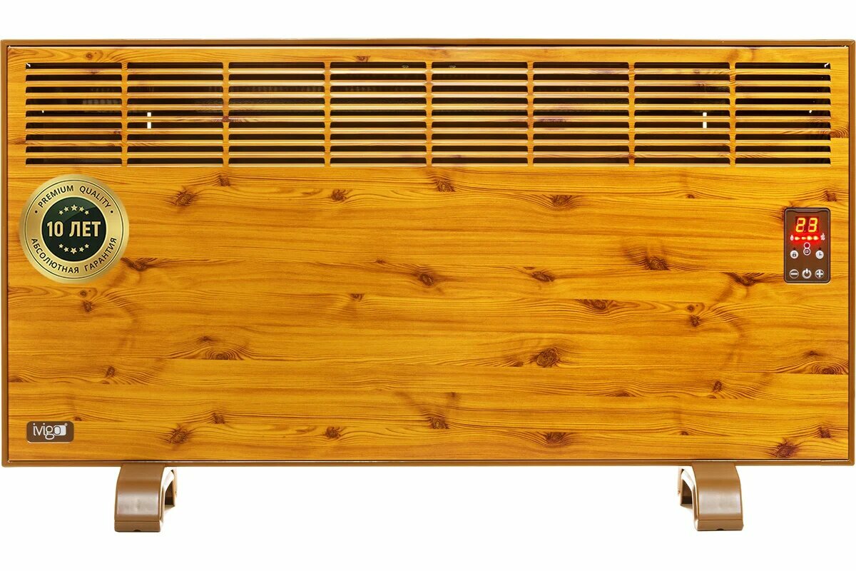 Конвектор IVIGO EPK4590E25 Дерево  монолитный нагреватель электронное управление дисплей
