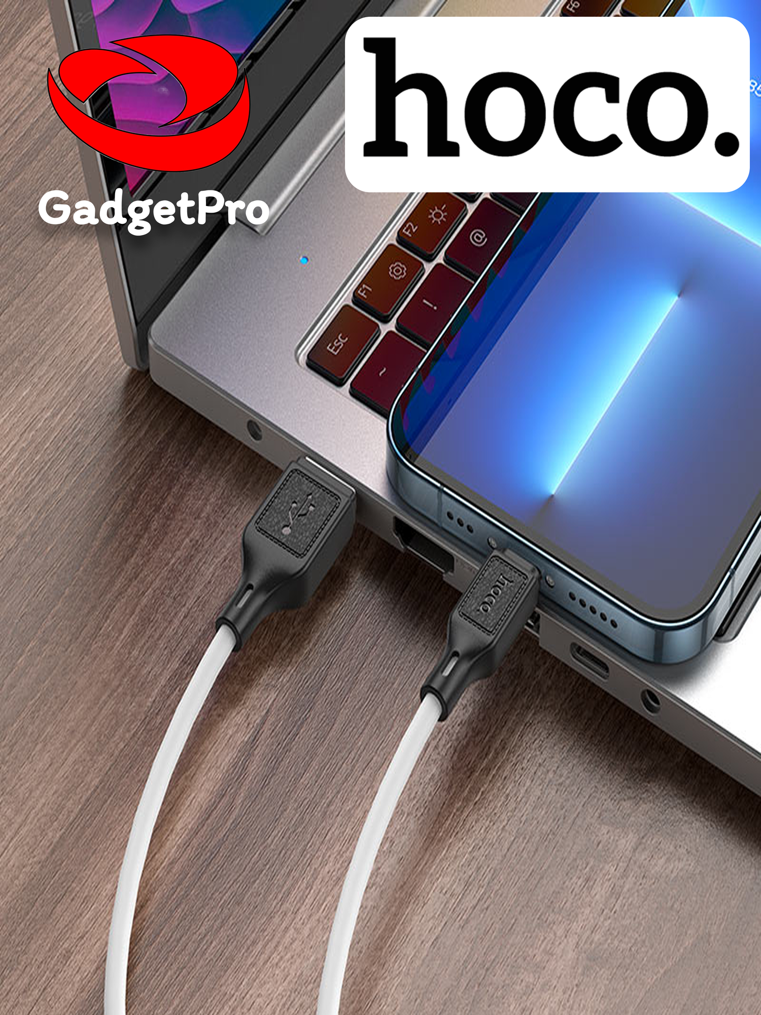 Кабель USB-Lightning X90 Cool, 2.4A, 1м, силиконовый провод, для зарядки и передачи данных, белый