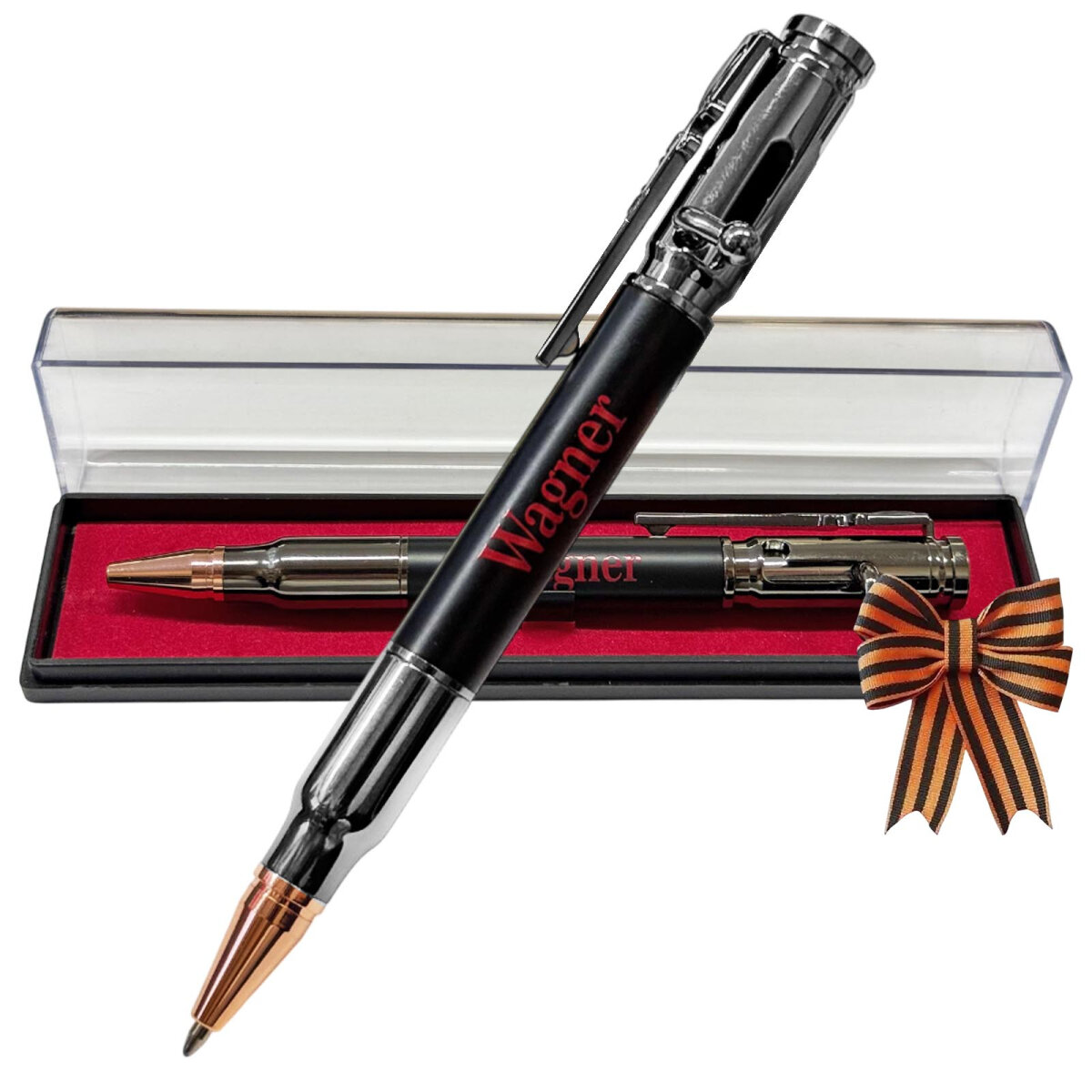 Ручка Wagner Вагнер  материал металл  пластик  корпус выполнен в стилистике патрона