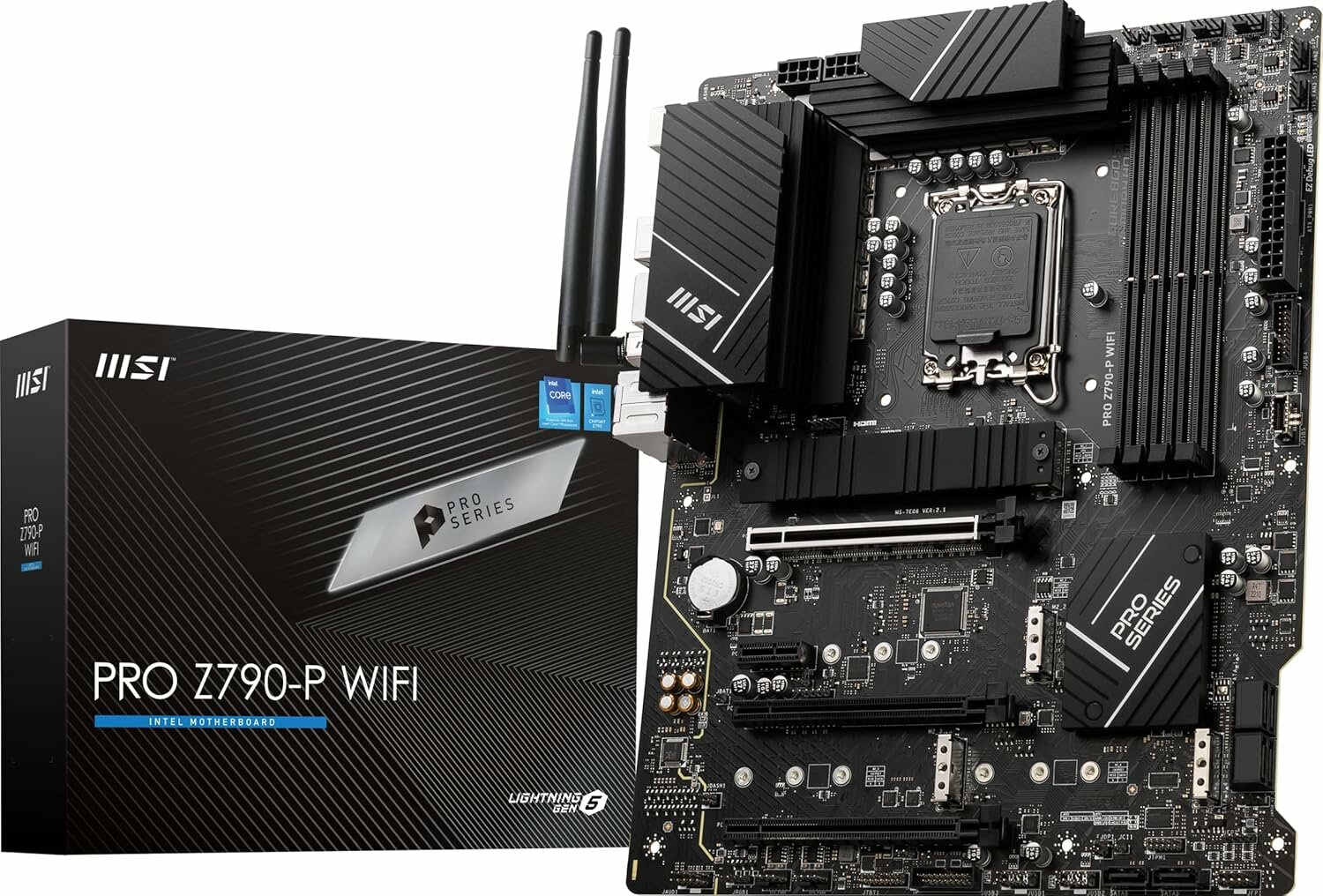 Материнская плата MSI PRO Z790-P WIFI, сокет LGA1700, DDR5, ATX