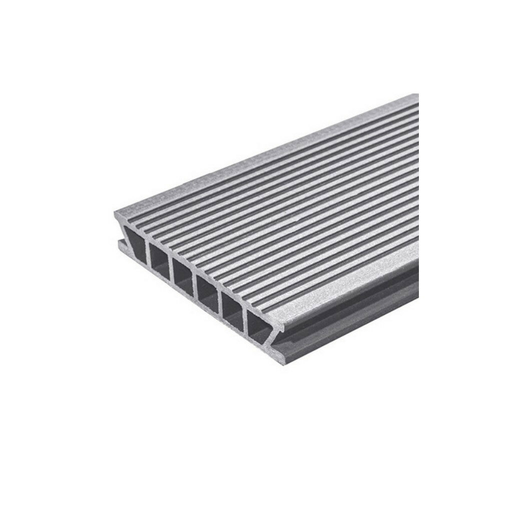 Террасная доска Deckron Classic древесно-полимерный композит серая 28x153x3000мм