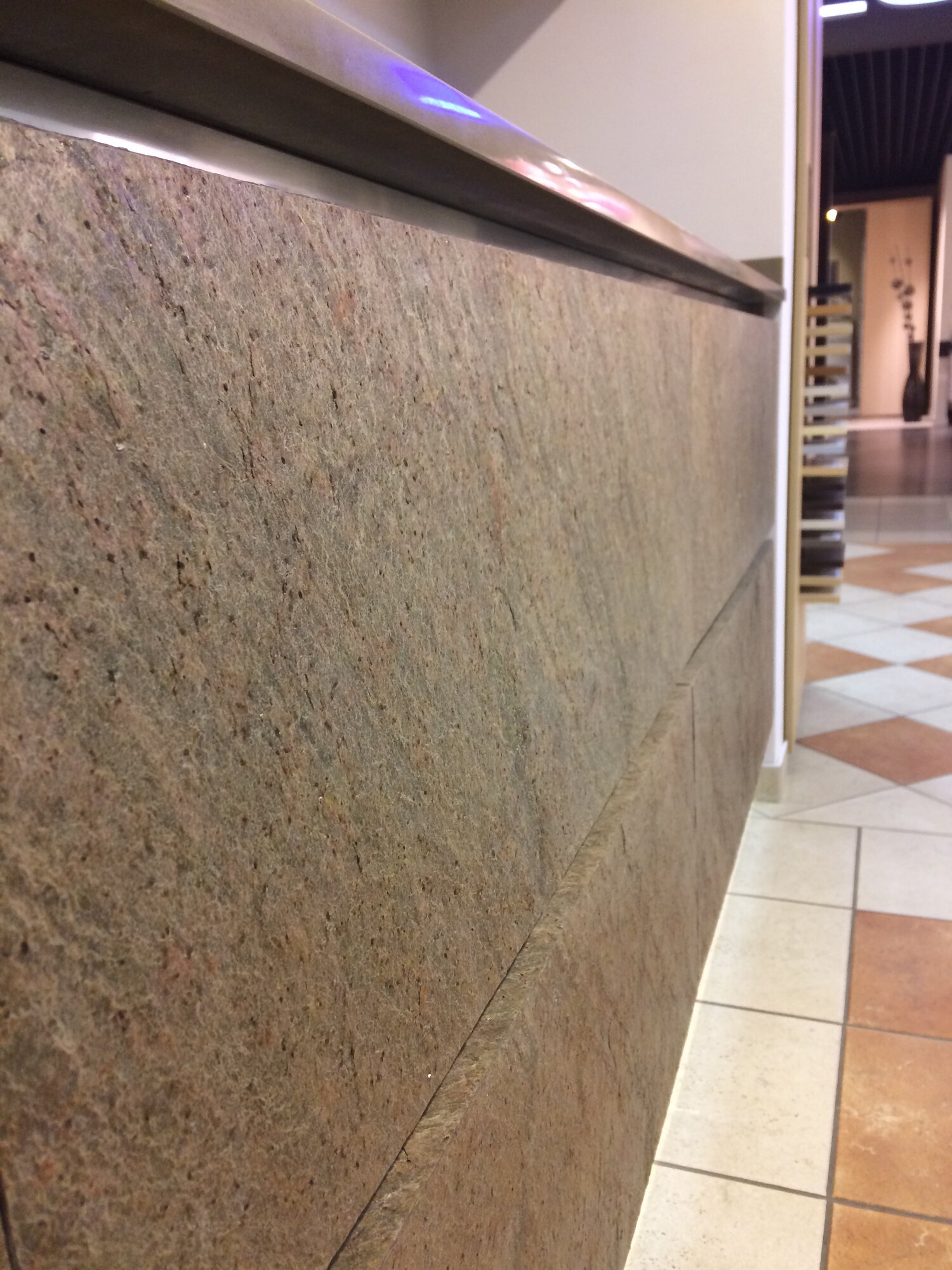 Каменный шпон Samplestone Copper  сланец натуральный  стеновая панель влагостойкая  термостойкая  122x61 см  1 шт 