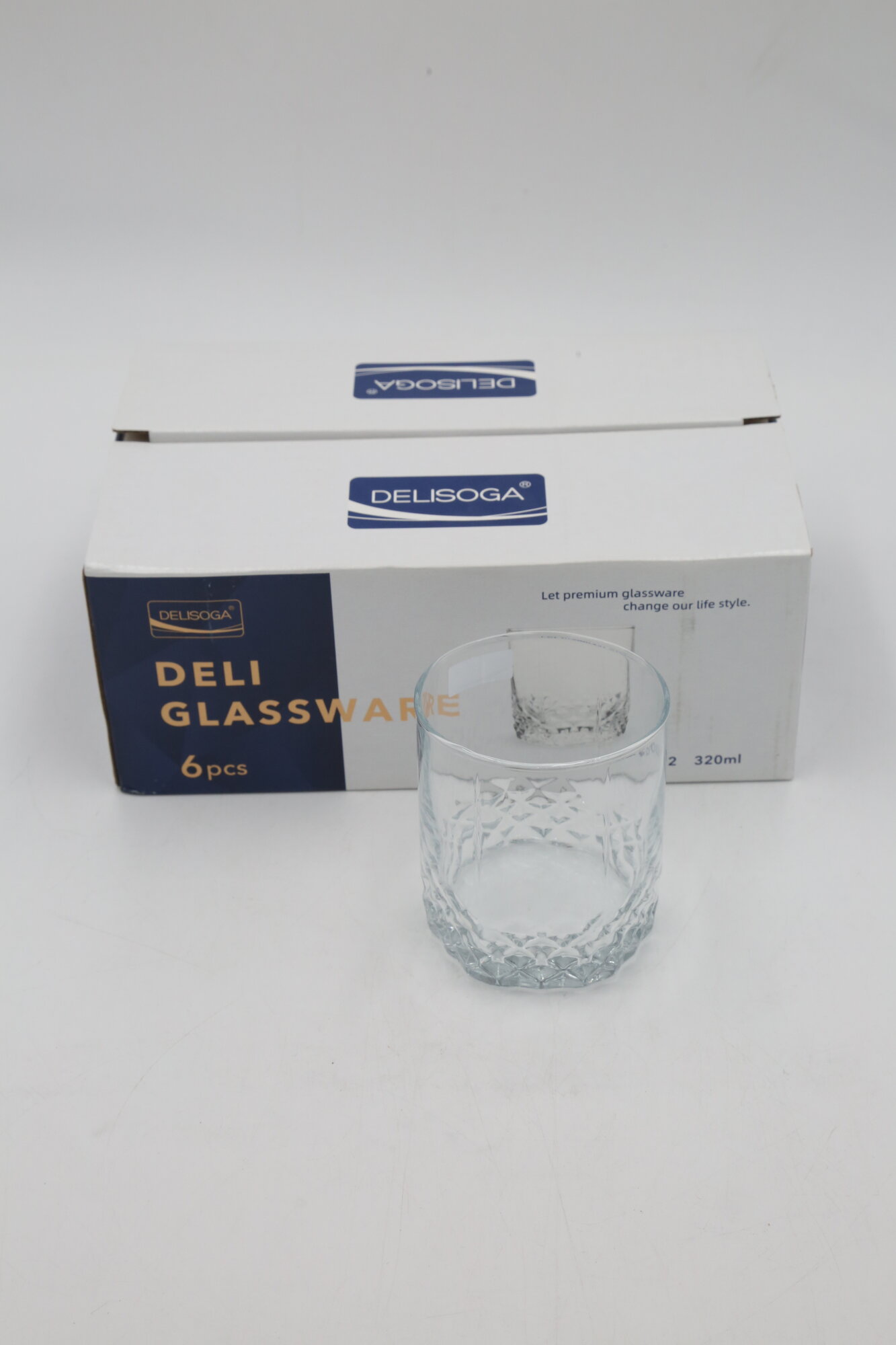 Стакан DELISOGA JS5002-pk 320мл 6шт 6х12